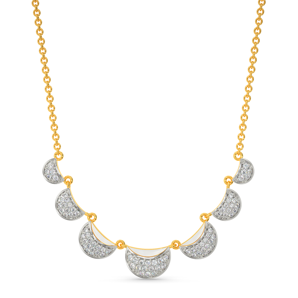White Vibes Only Diamond Necklaces