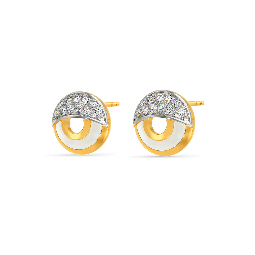 White Vibes Only Diamond Earrings