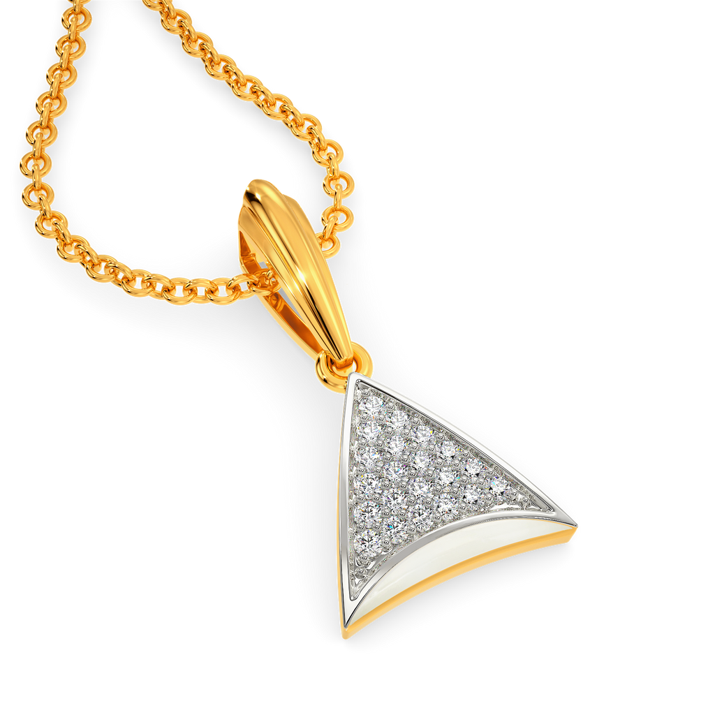 Bold In White Diamond Pendants
