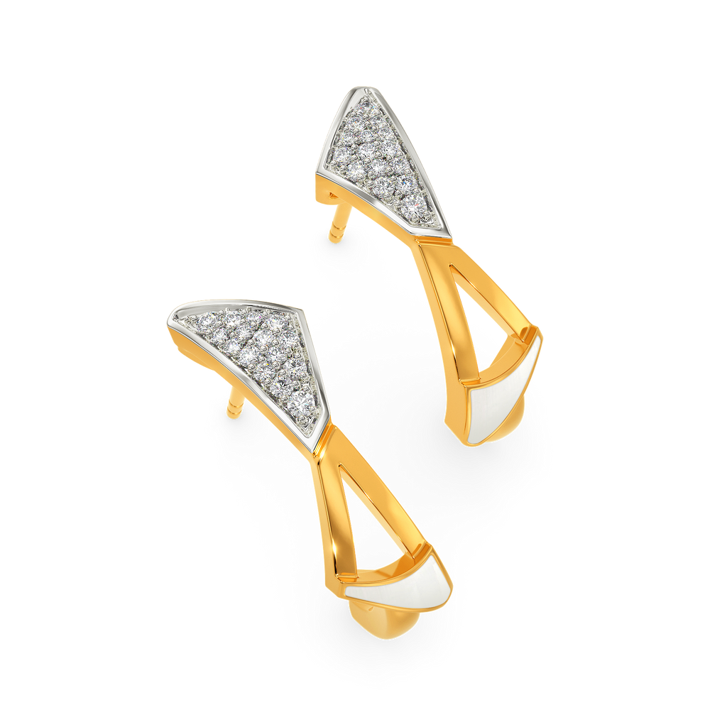 White Dream Diamond Earrings