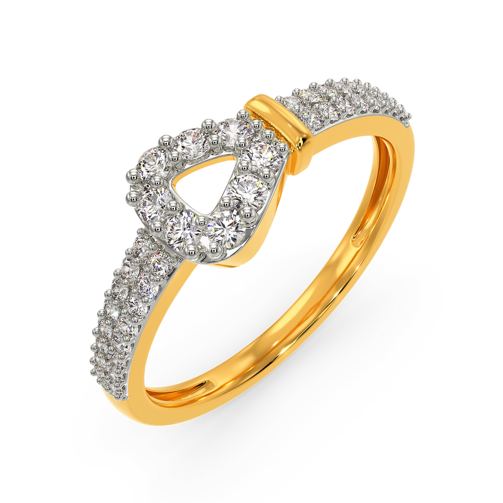 Edgy Dominance Diamond Rings
