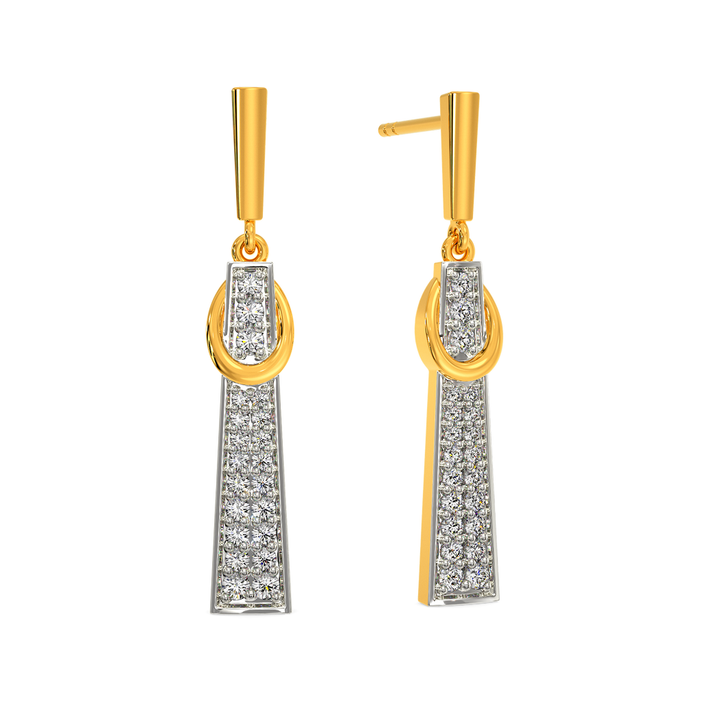 Luxe Loop Diamond Earrings