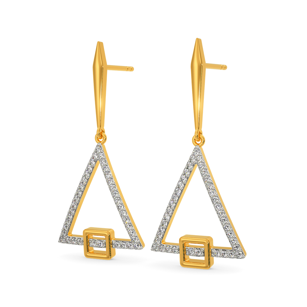 Belted Bliss Diamond Earrings