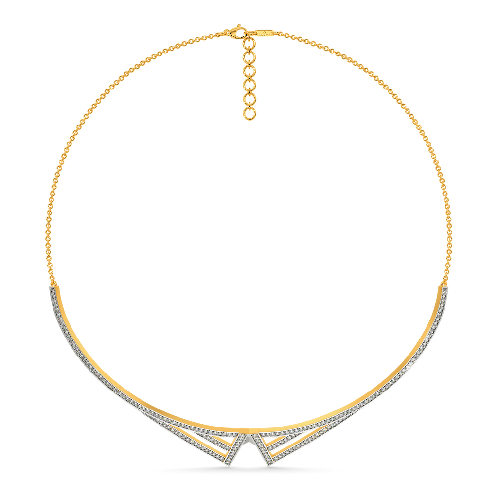 Stripes of Summer Diamond Necklaces