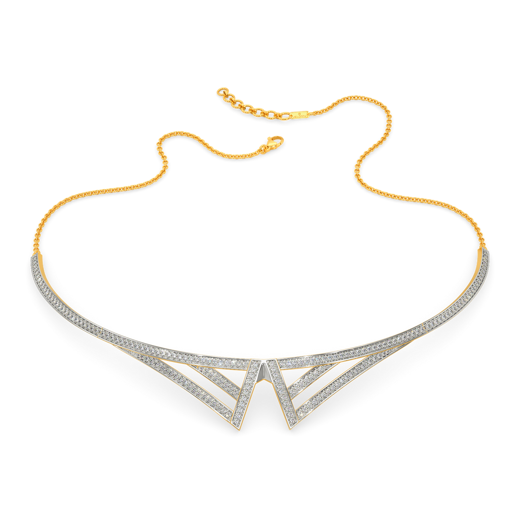 Stripes of Summer Diamond Necklaces