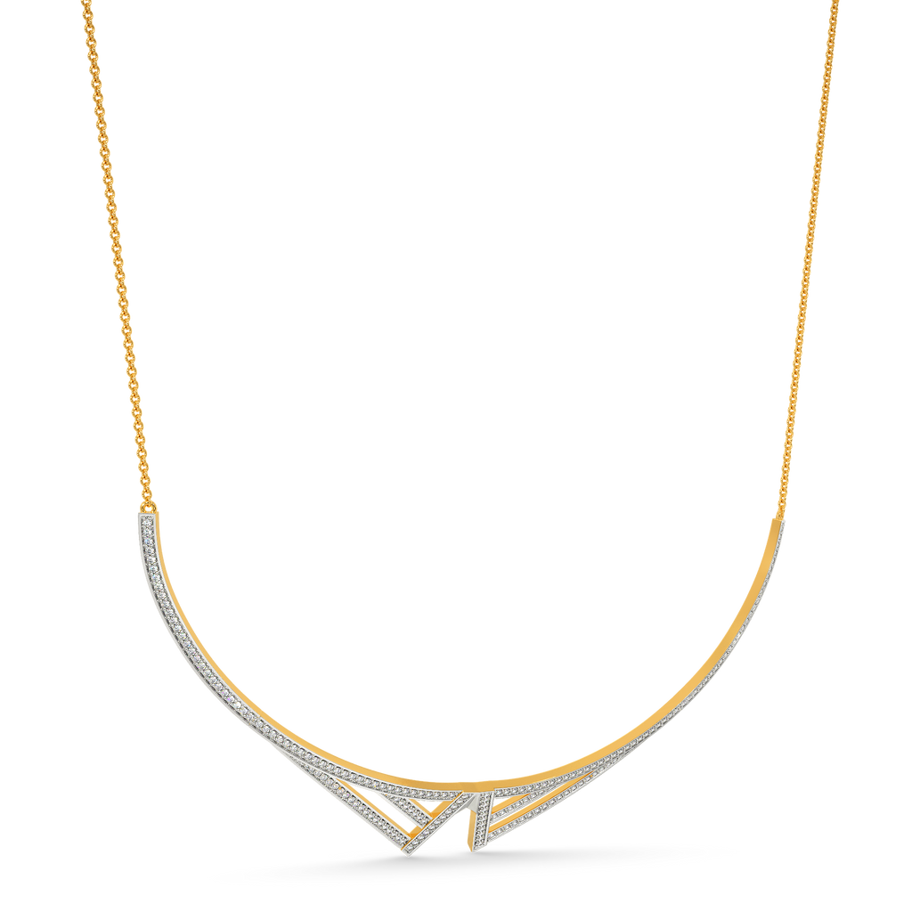 Stripes of Summer Diamond Necklaces