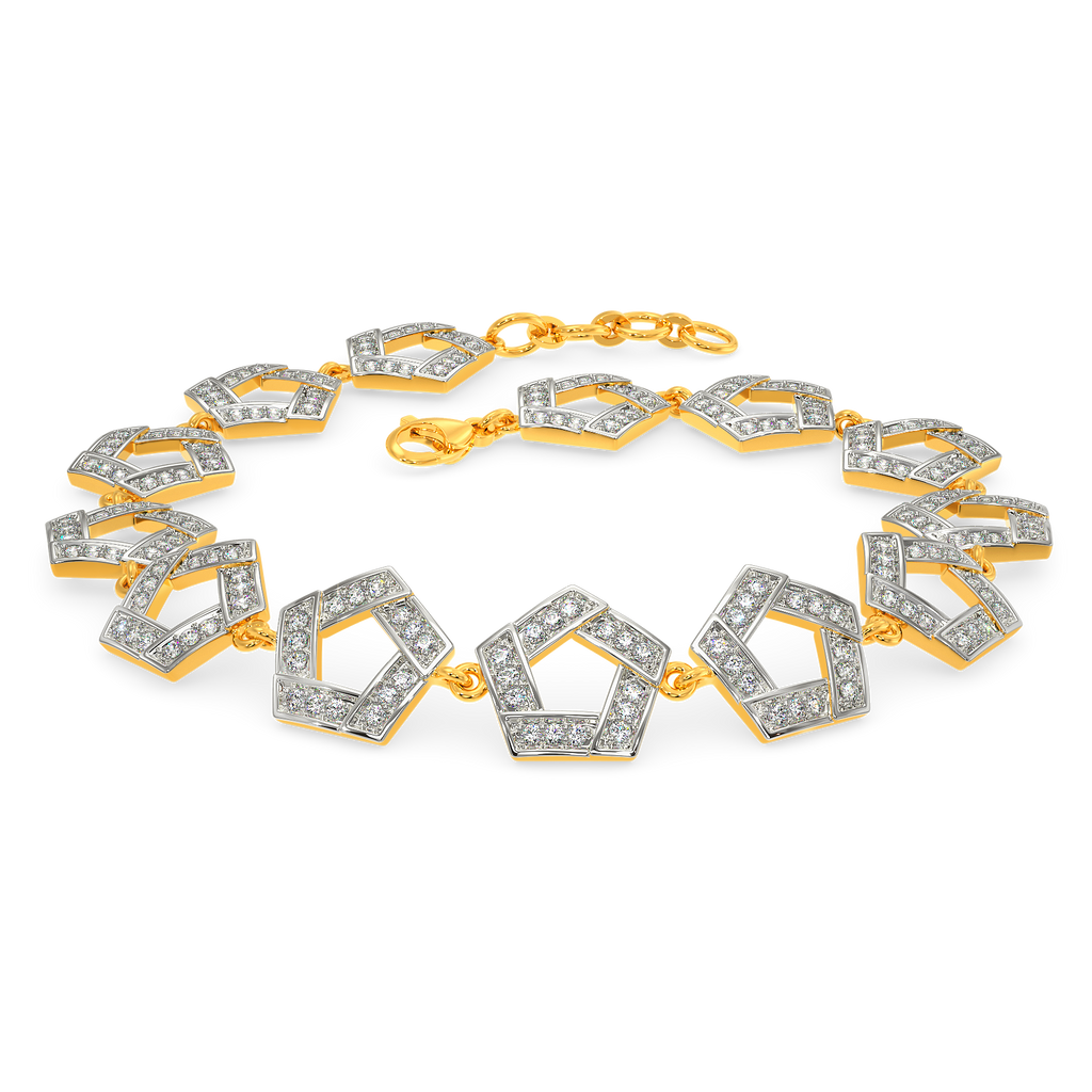 Whimsical Stripes Diamond Bracelets