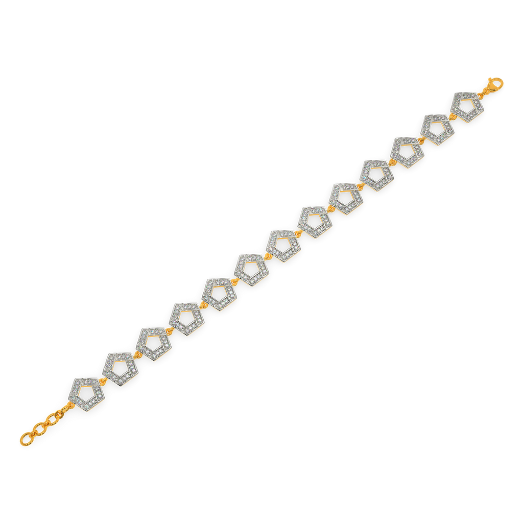 Whimsical Stripes Diamond Bracelets