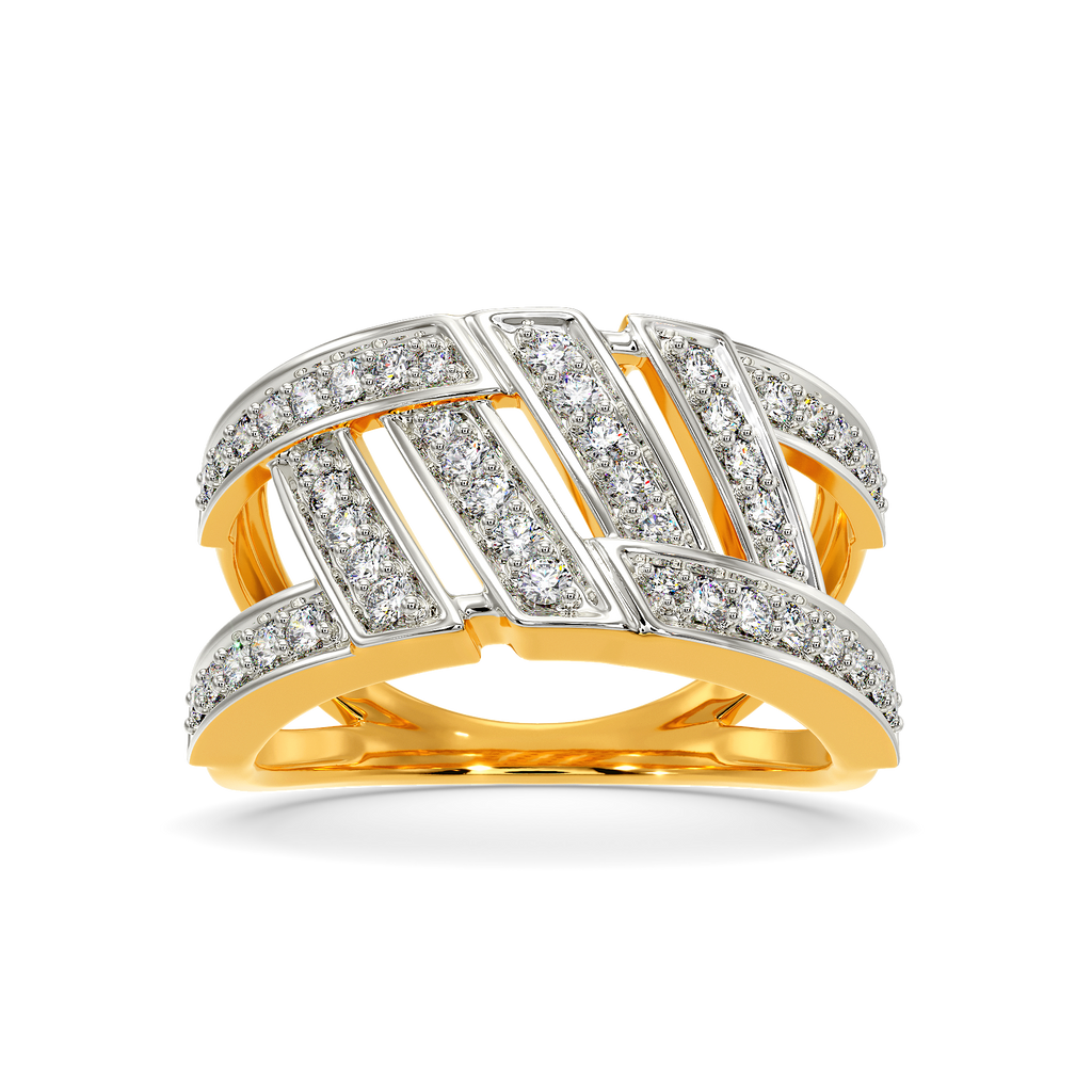 Stripes of Wonder Diamond Rings