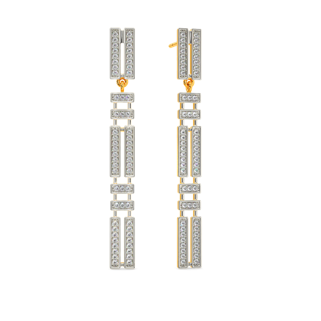 In a Stripe Moment Diamond Earrings