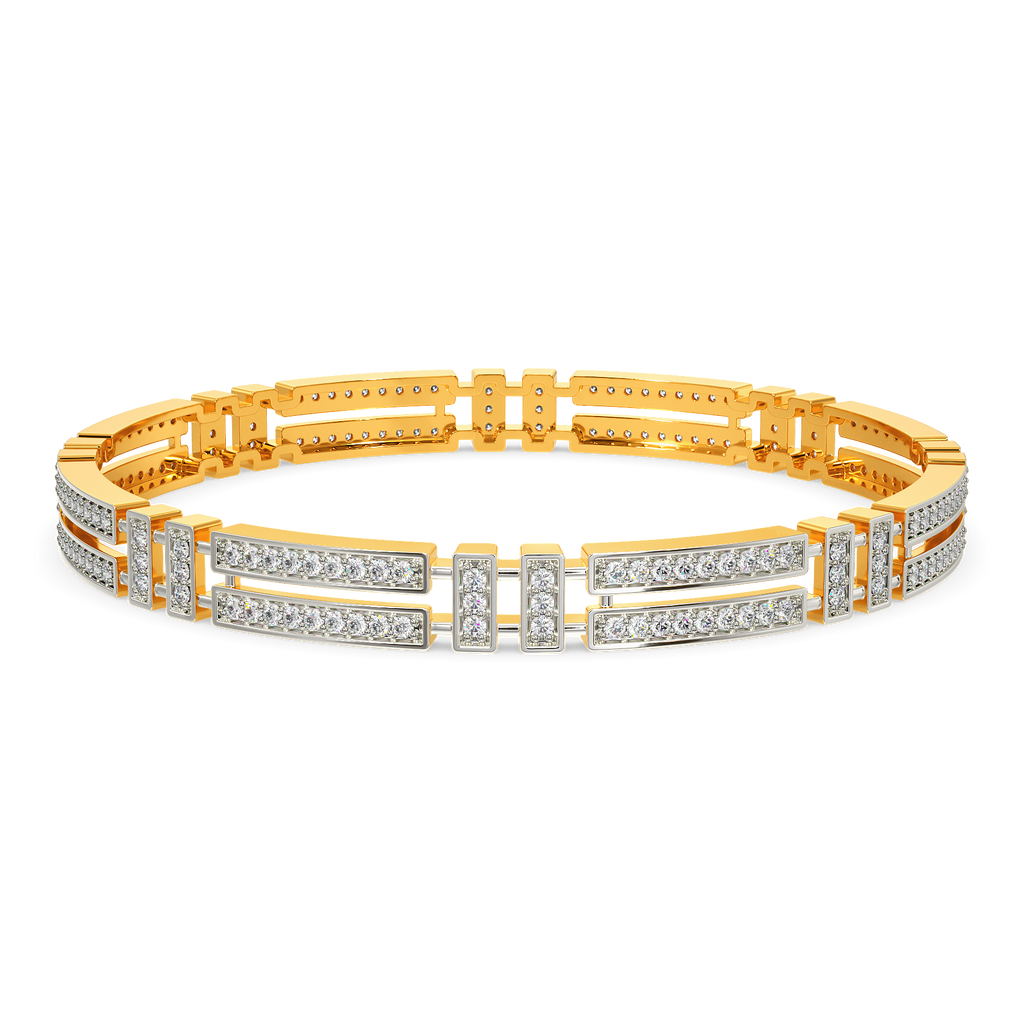 In a Stripe Moment Diamond Bangles