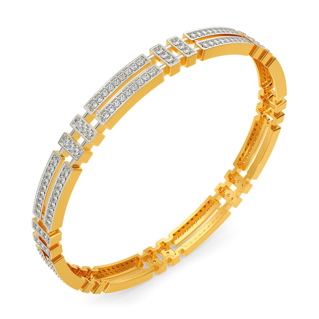 In a Stripe Moment Diamond Bangles