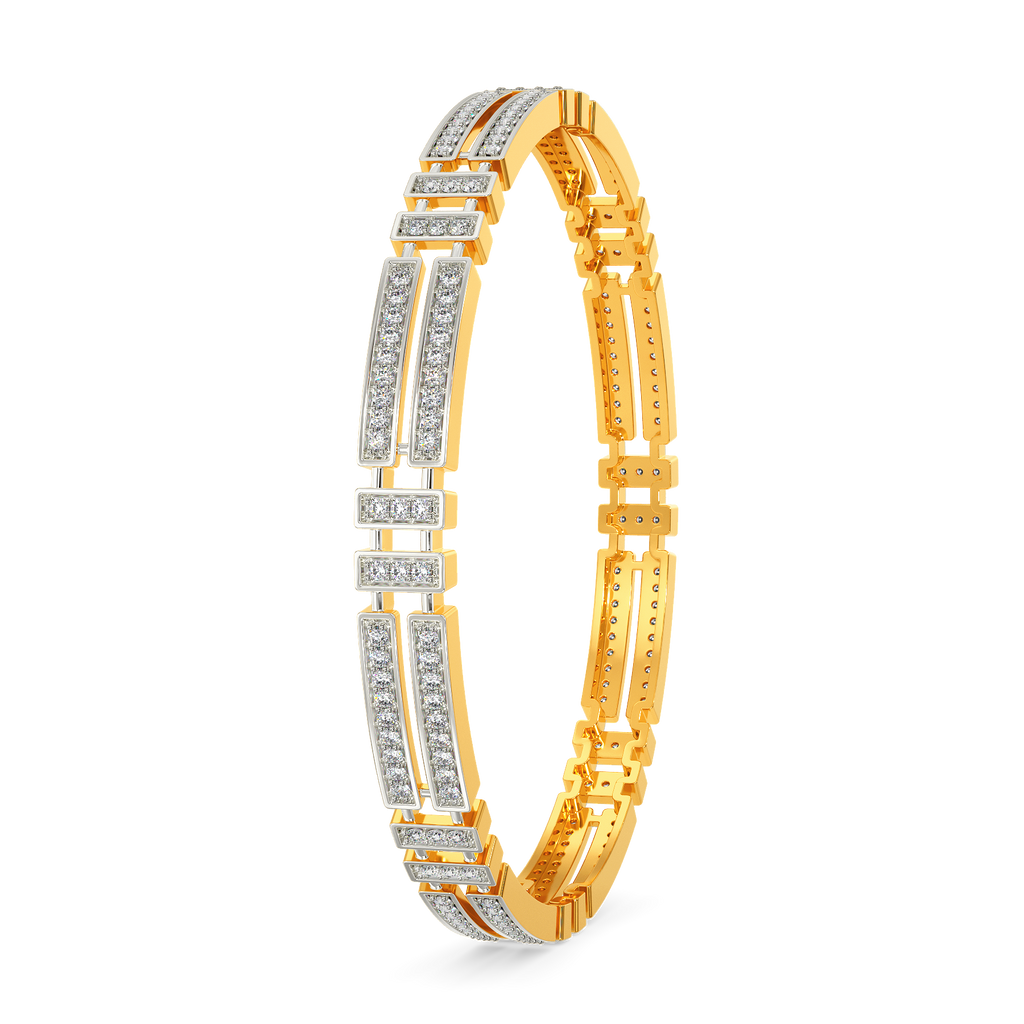 In a Stripe Moment Diamond Bangles