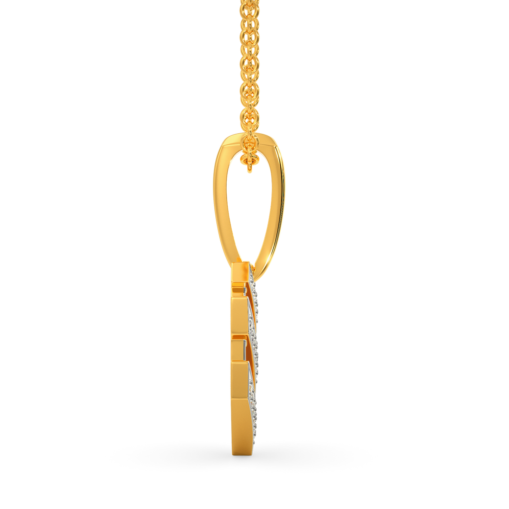 Stripe Mood Diamond Pendants