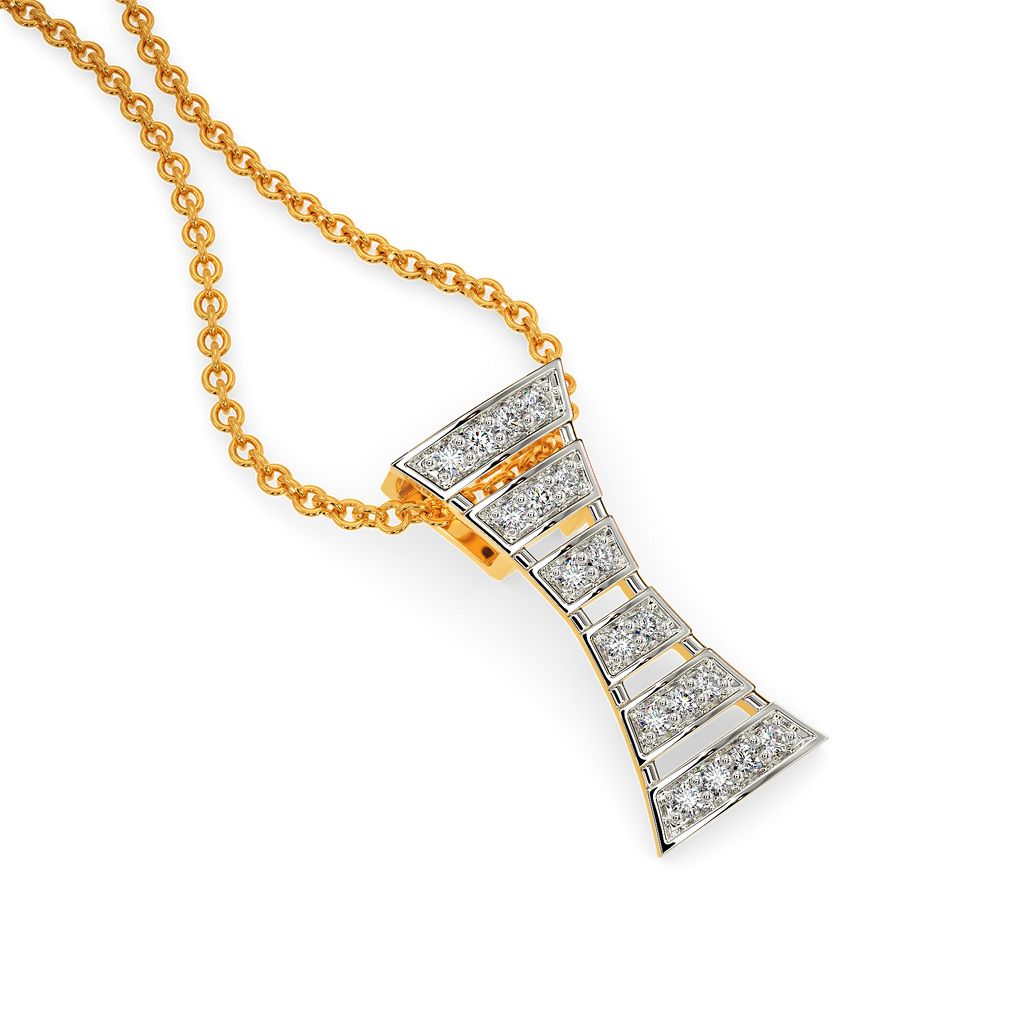 Vibin to Stripes Diamond Pendants