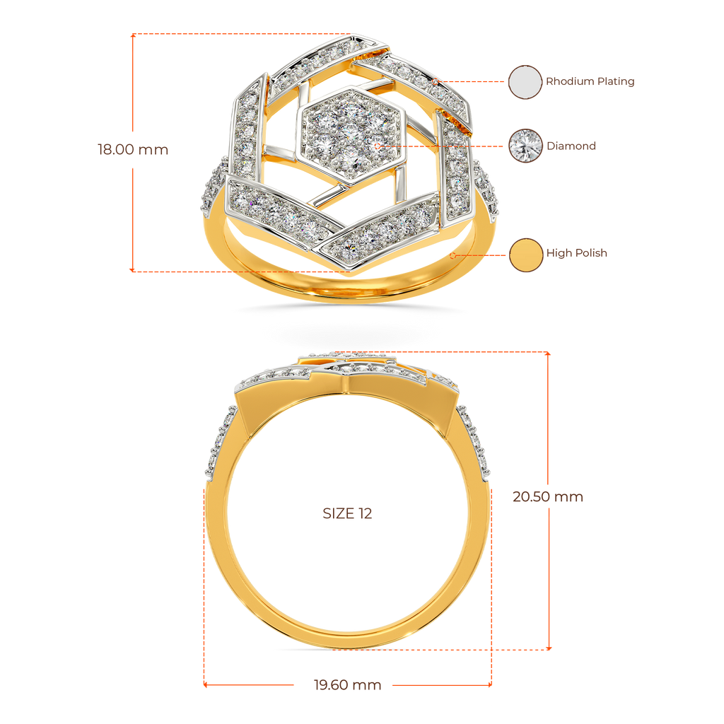 Snazzy Stripes Diamond Rings