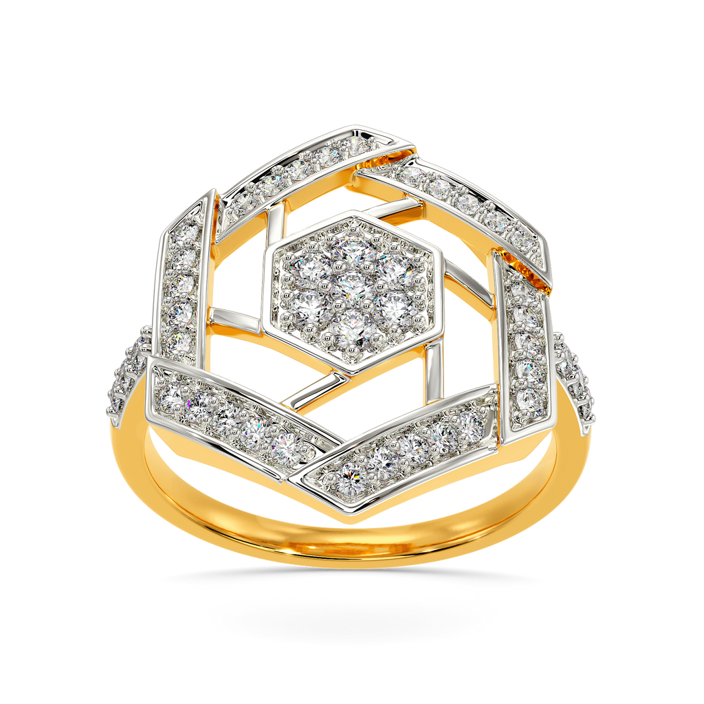 Snazzy Stripes Diamond Rings