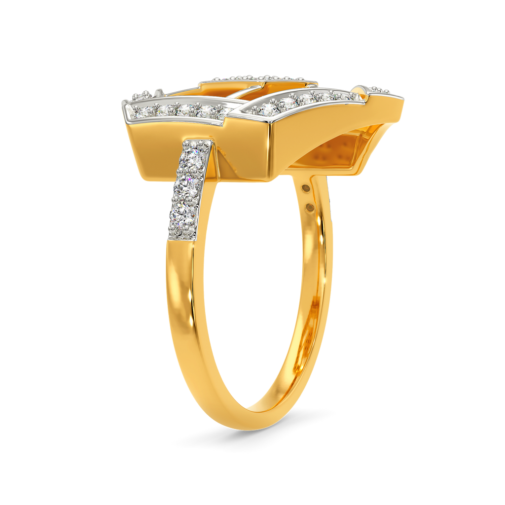 Snazzy Stripes Diamond Rings
