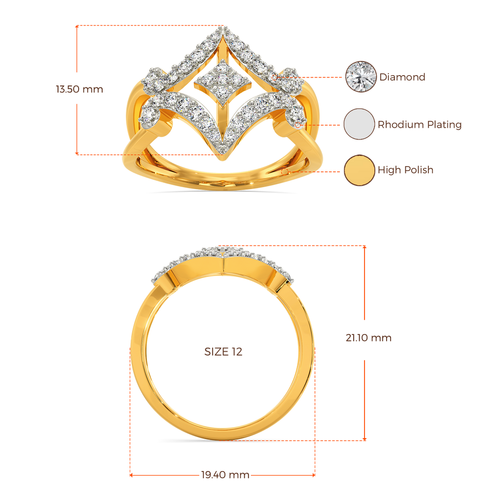Touch of Baroque Diamond Rings