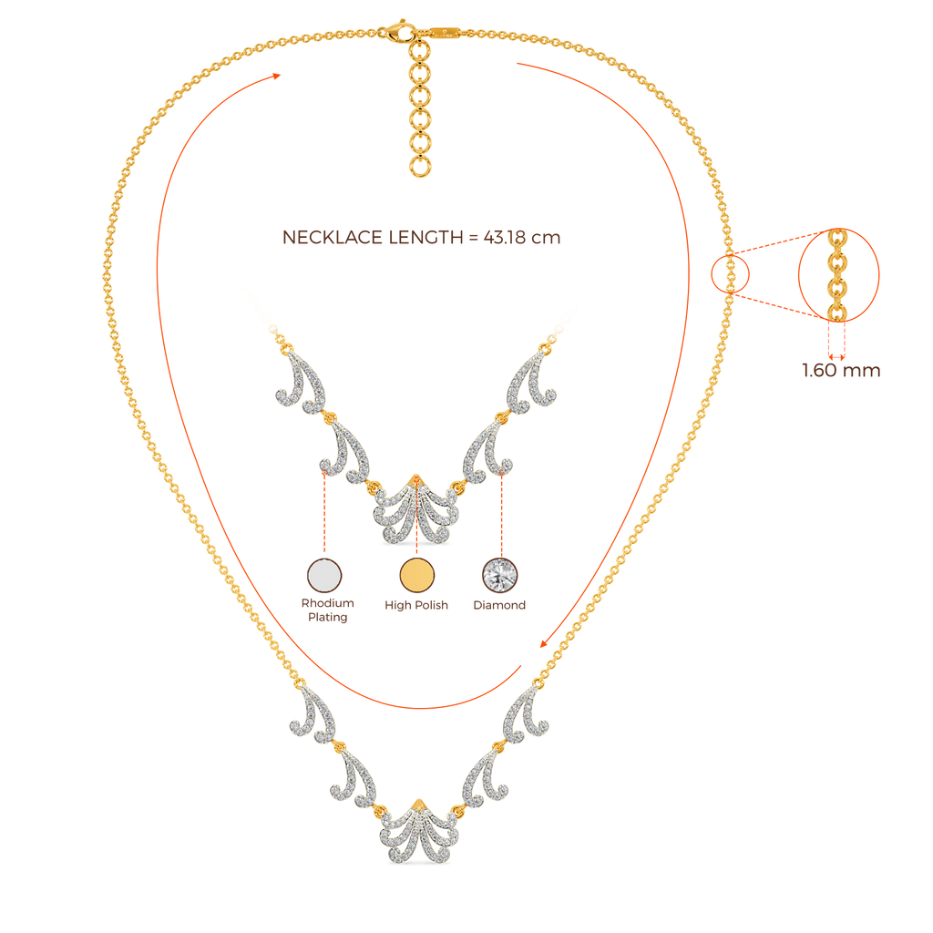 Touch of Baroque Diamond Necklaces