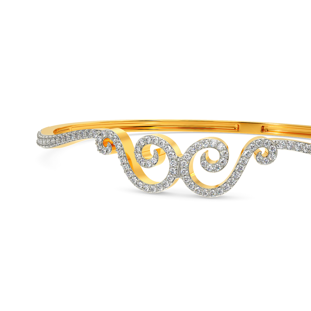 Subtle Extravagance Diamond Bangles