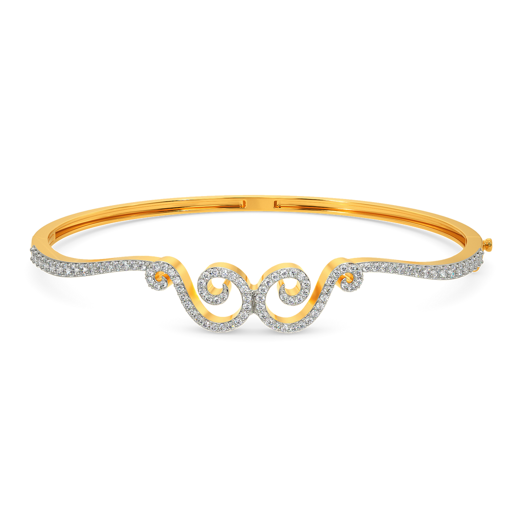 Subtle Extravagance Diamond Bangles