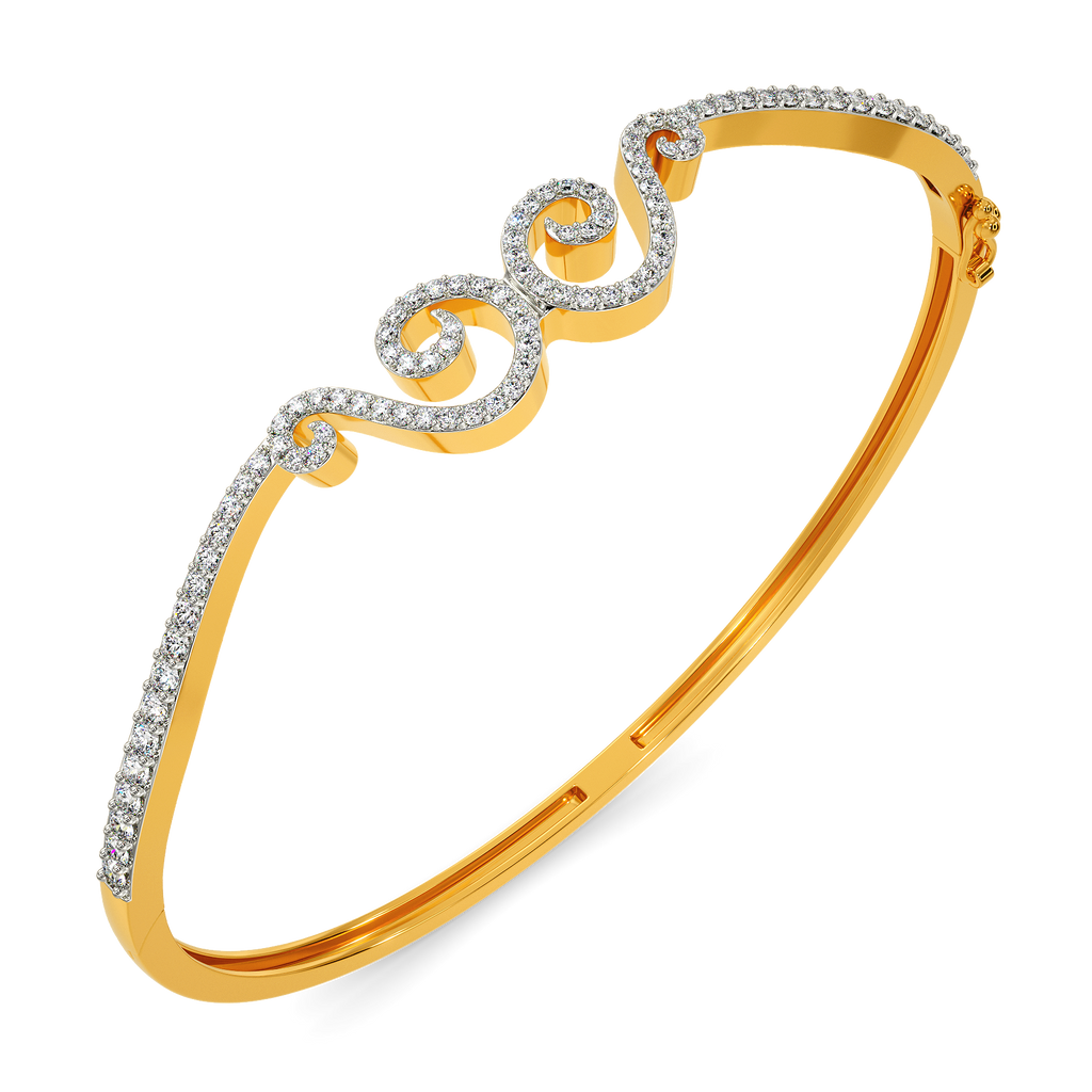 Subtle Extravagance Diamond Bangles