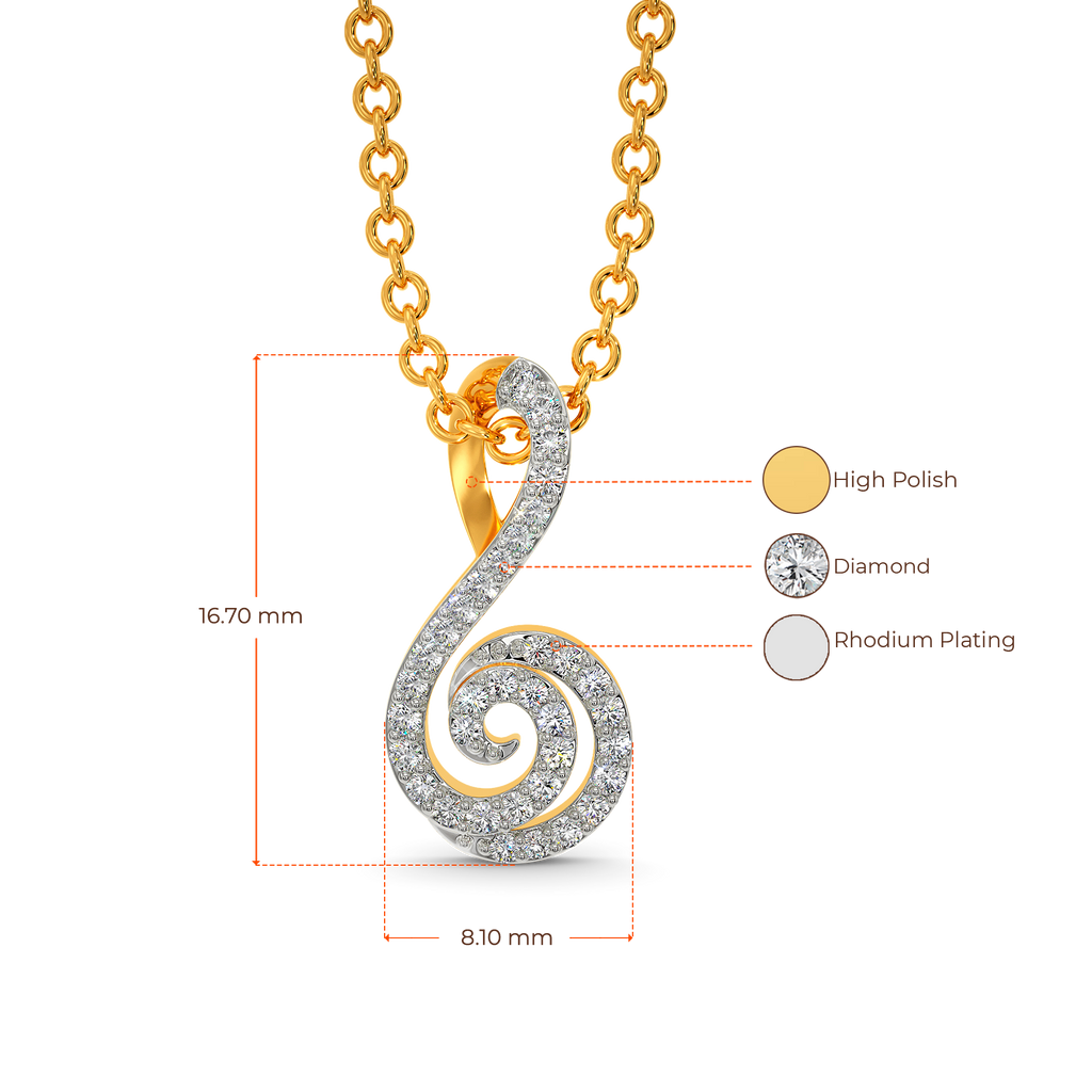 Subtle Extravagance Diamond Pendants