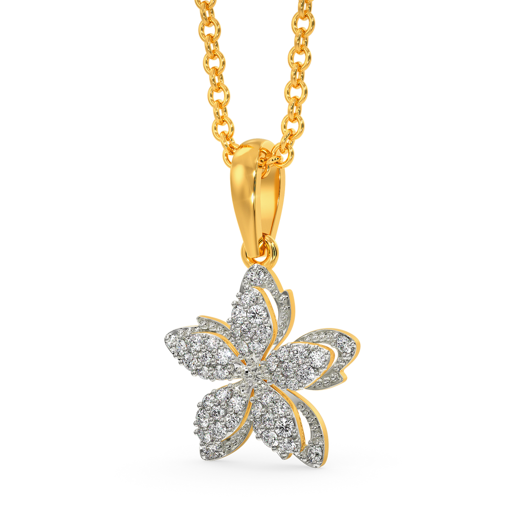 Love n Lilacs Diamond Pendants