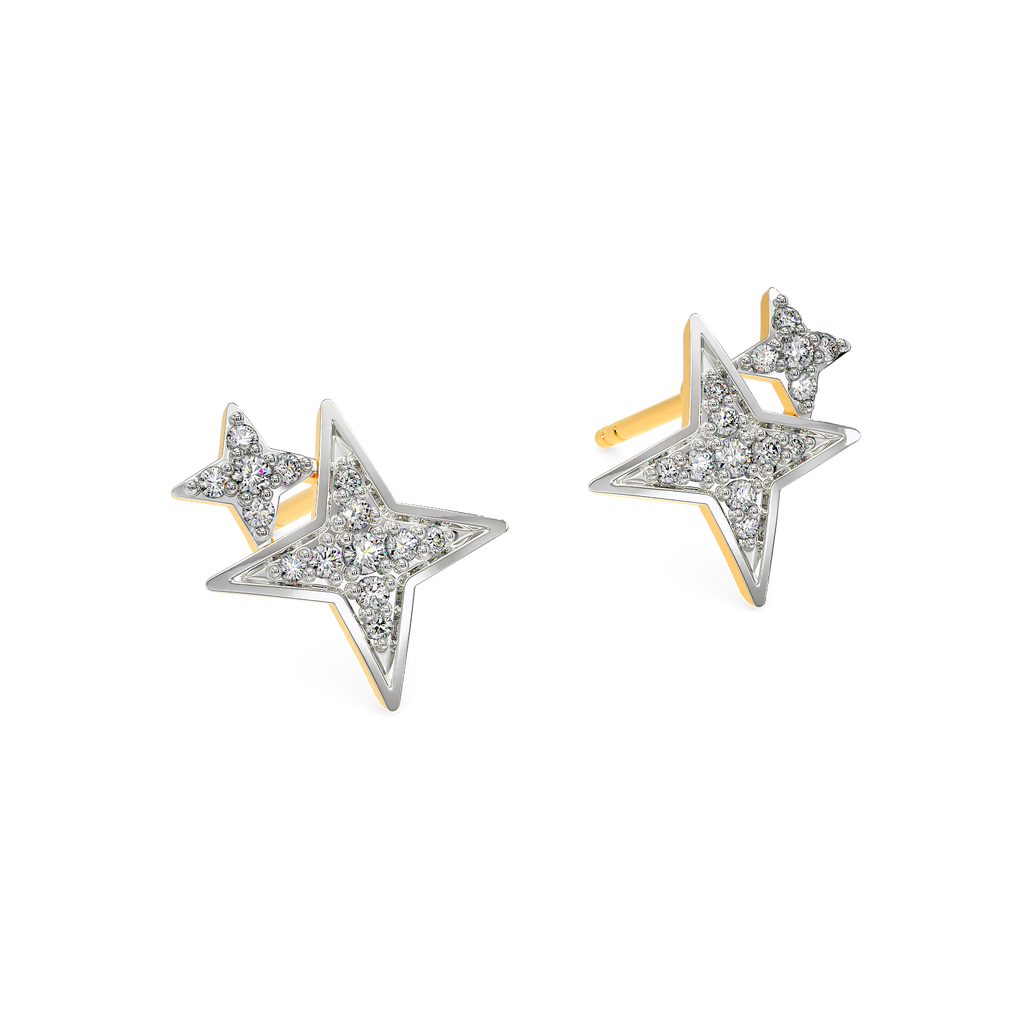 Me n Mom Diamond Earrings