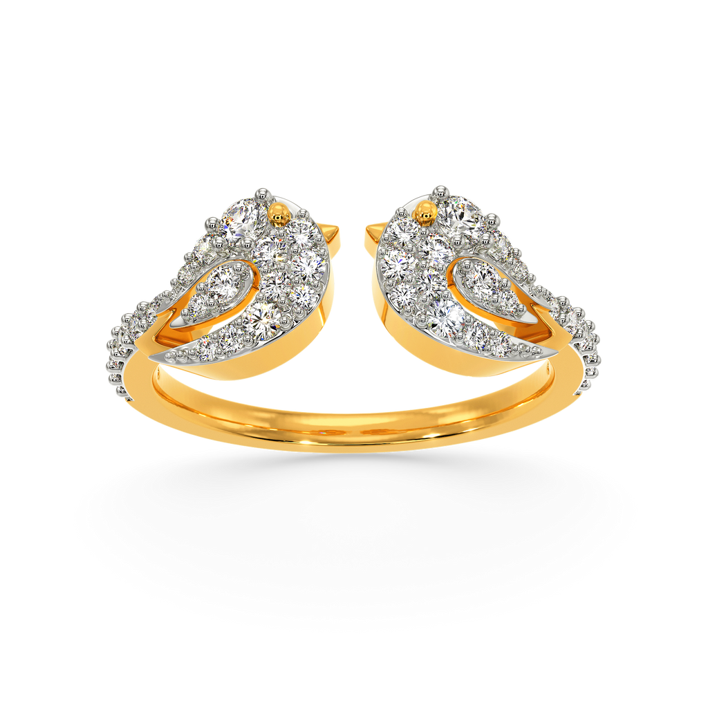 Cradled in Love Diamond Rings