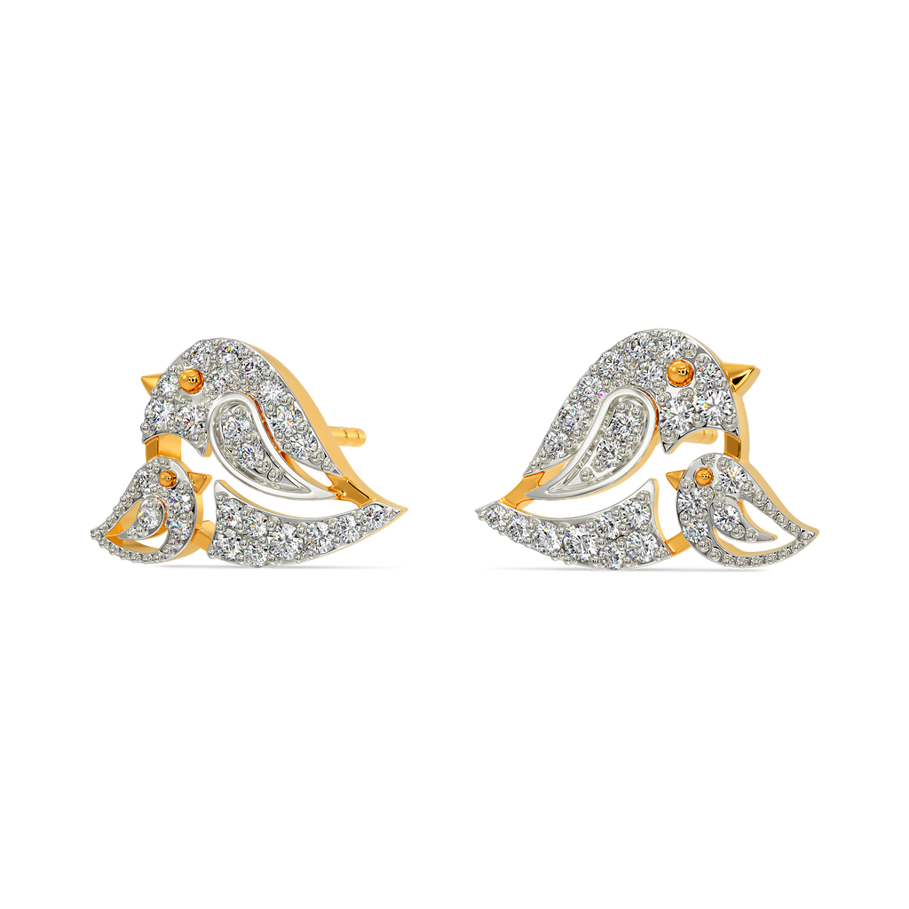 Cradled in Love Diamond Earrings
