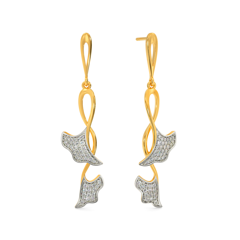 My Dear Mom Diamond Earrings