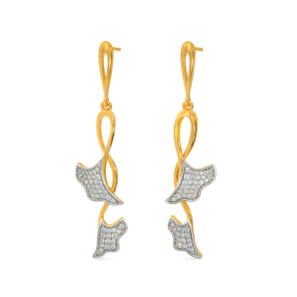 My Dear Mom Diamond Earrings