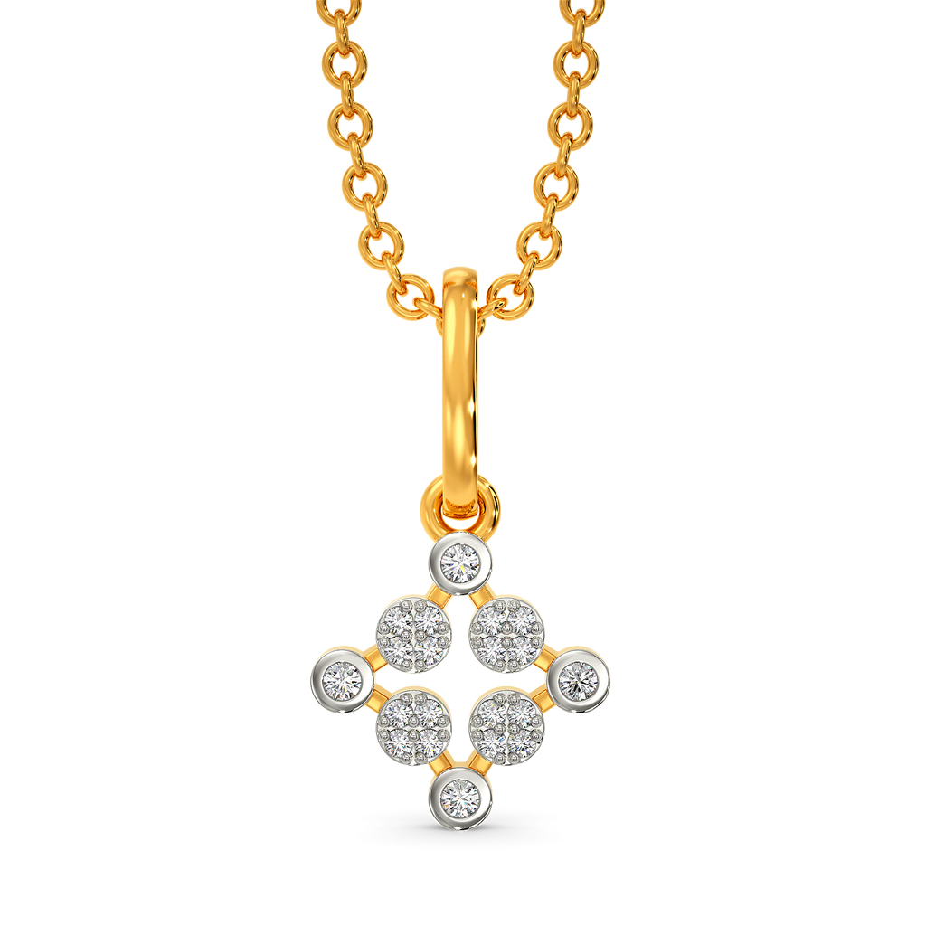 Nineties Charm Diamond Pendants