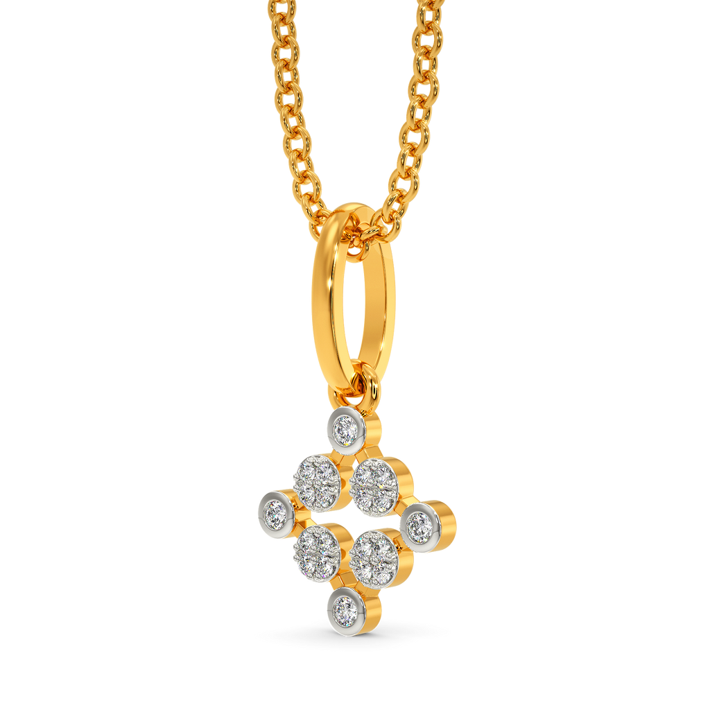 Nineties Charm Diamond Pendants