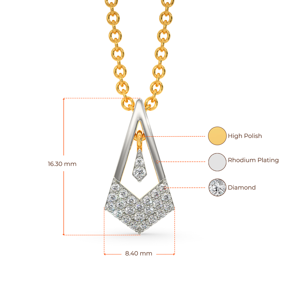 Nod to the Nineties Diamond Pendants