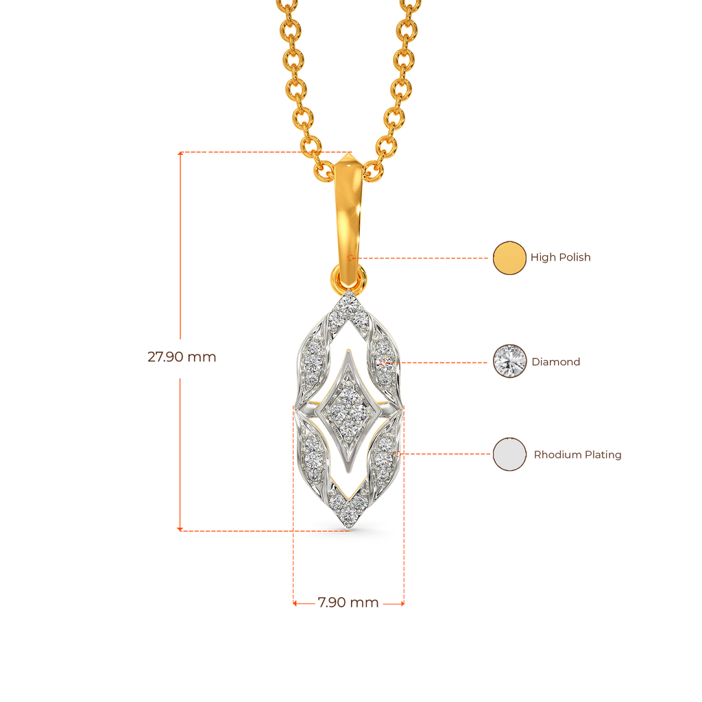 In a Ruffles World Diamond Pendants
