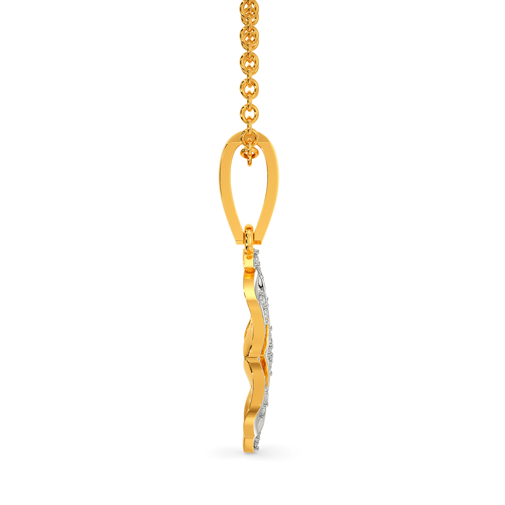 In a Ruffles World Diamond Pendants