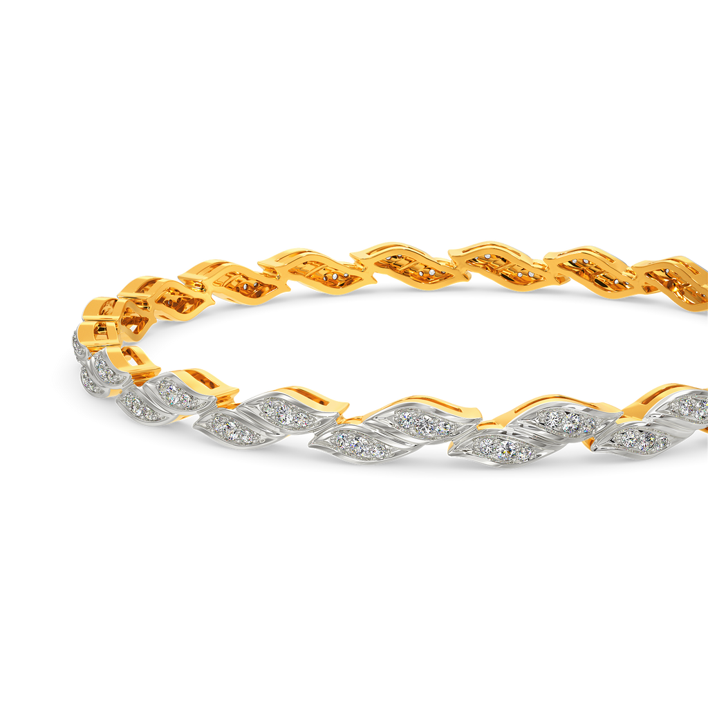 In a Ruffles World Diamond Bangles