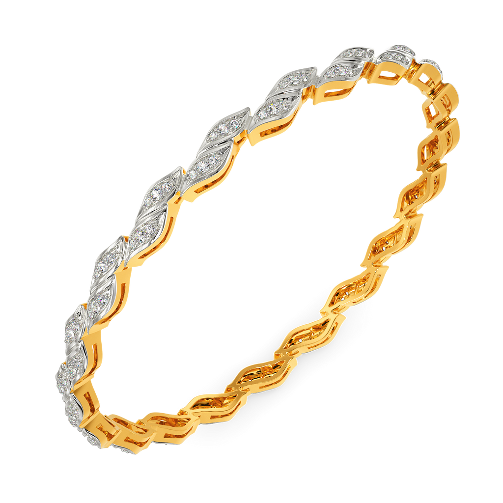 In a Ruffles World Diamond Bangles