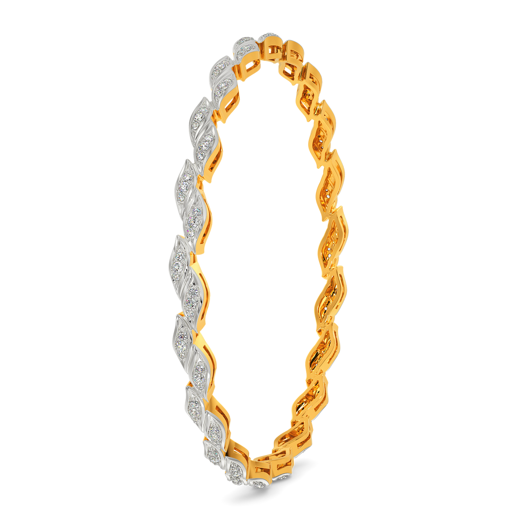 In a Ruffles World Diamond Bangles