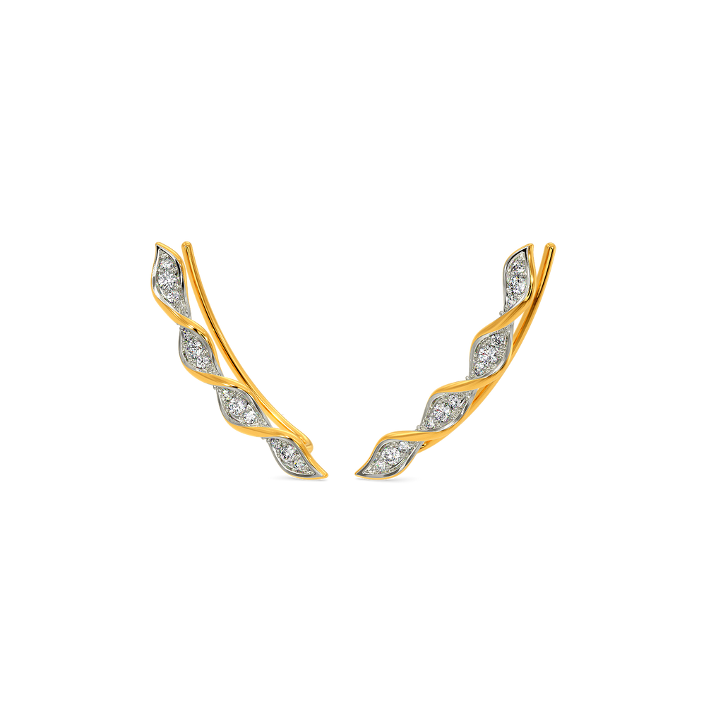 Ruffle Romance Diamond Earrings