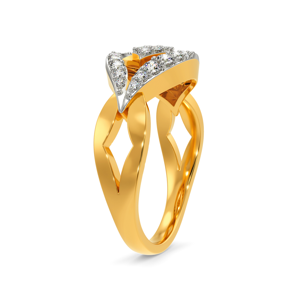 Ruffle Mood Diamond Rings