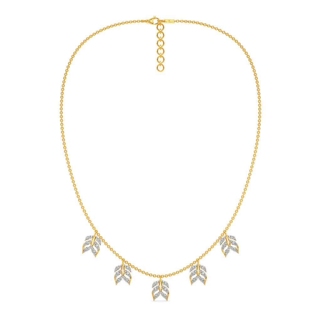 Ruffle Fling Diamond Necklaces