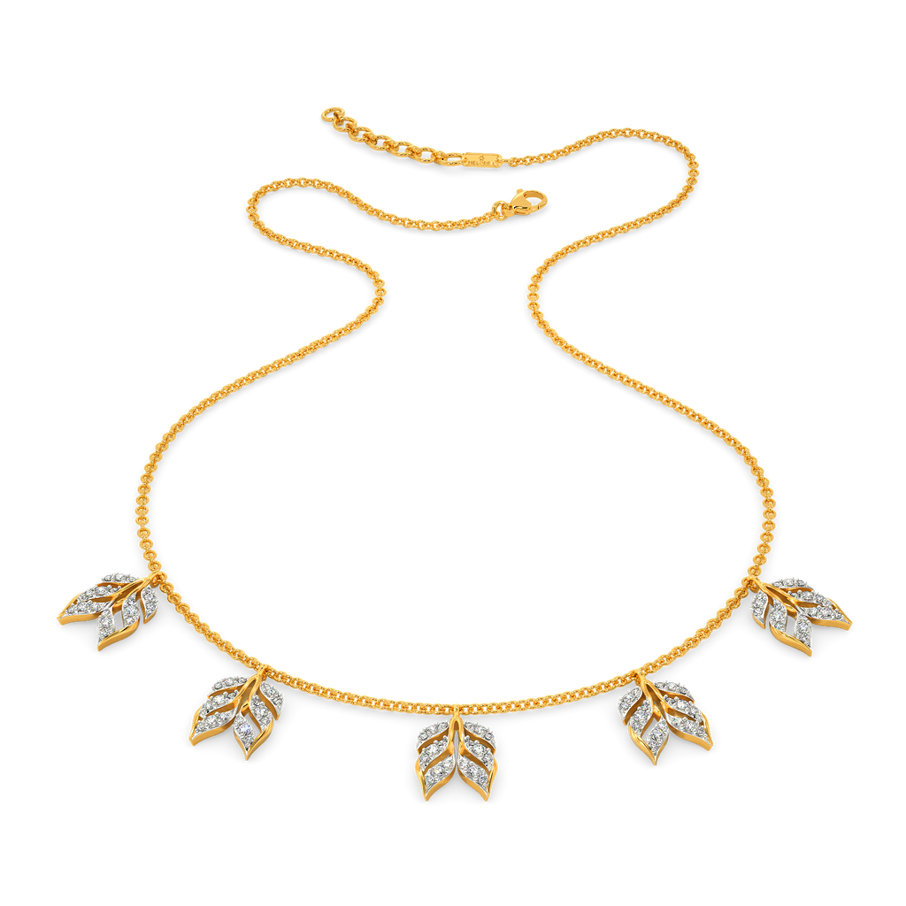 Ruffle Fling Diamond Necklaces