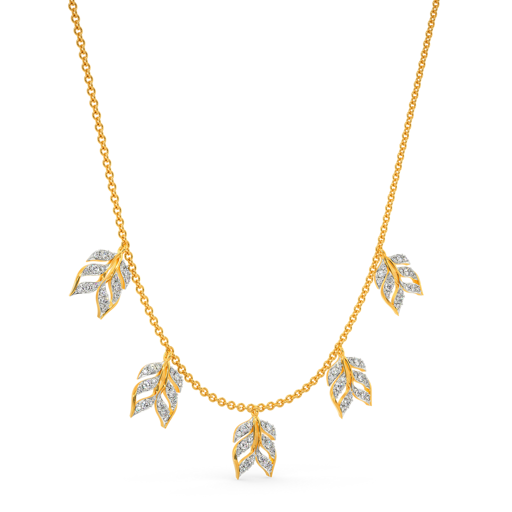 Ruffle Fling Diamond Necklaces