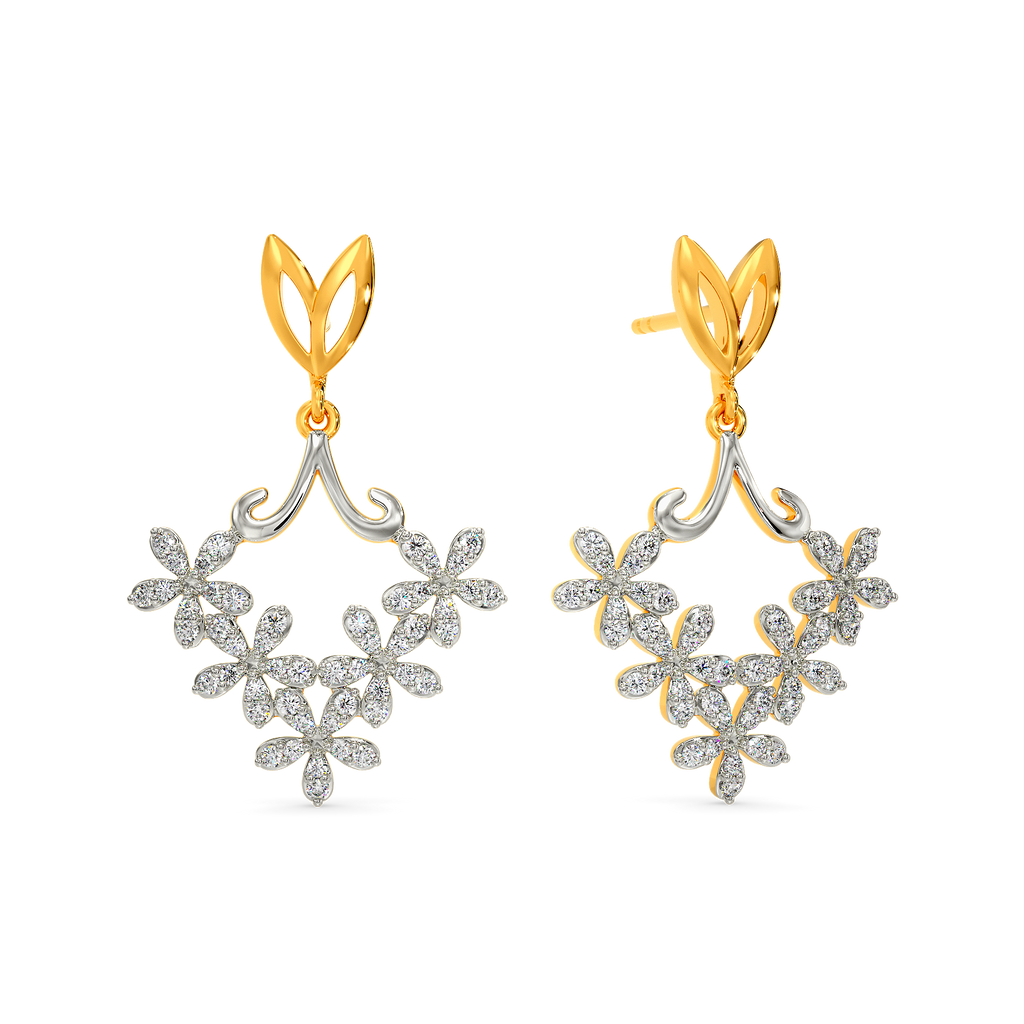Spark of Romance Diamond Earrings