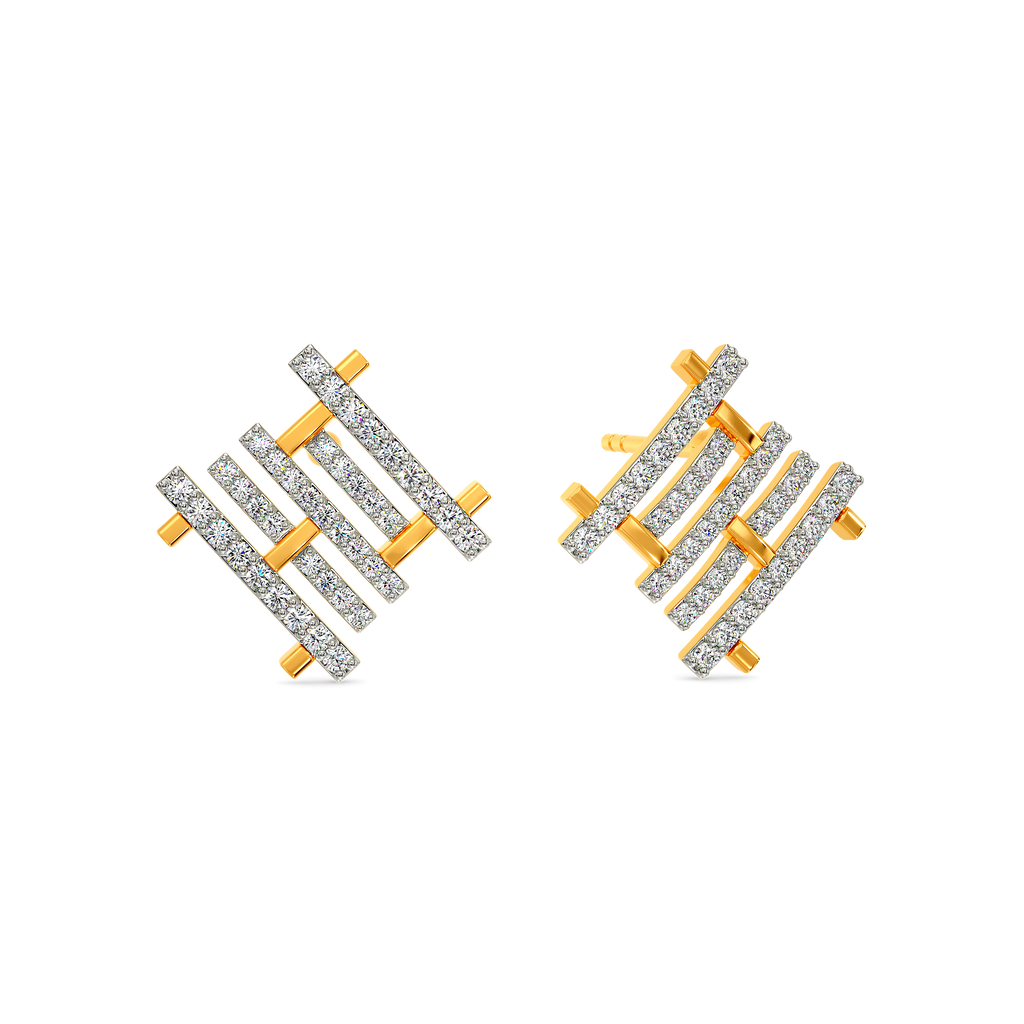 Weave Wanderlust Diamond Earrings