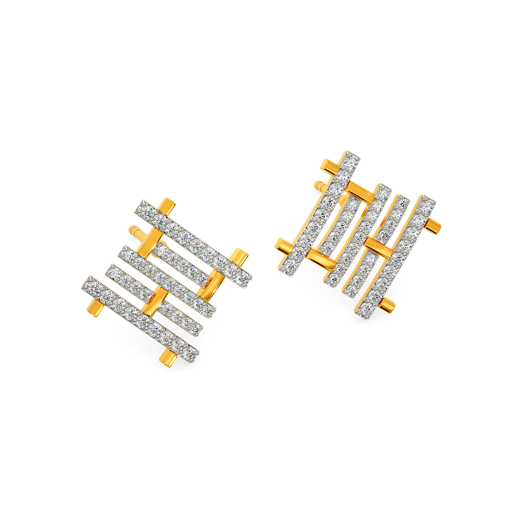Weave Wanderlust Diamond Earrings